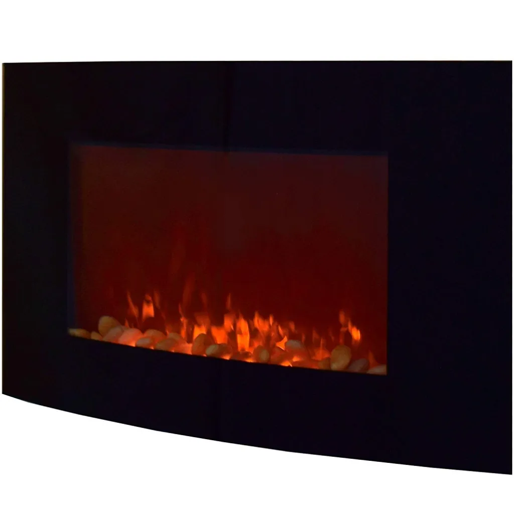 Cheminée électrique murale Meruda | Poêle suspendu design chauffage - 9