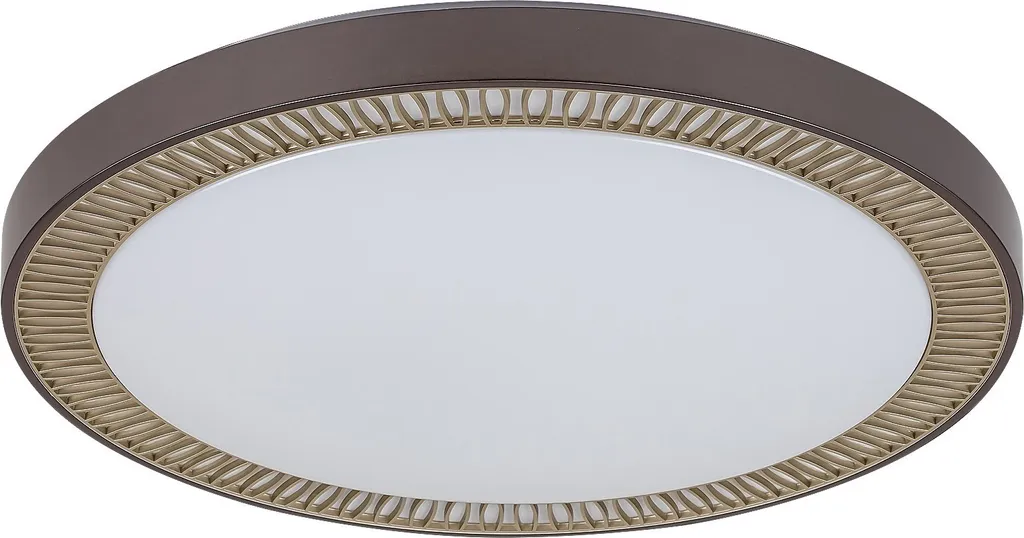 Rabalux Matea 50cm Plafonnier LED Marron avec Télécommande 40W Rond