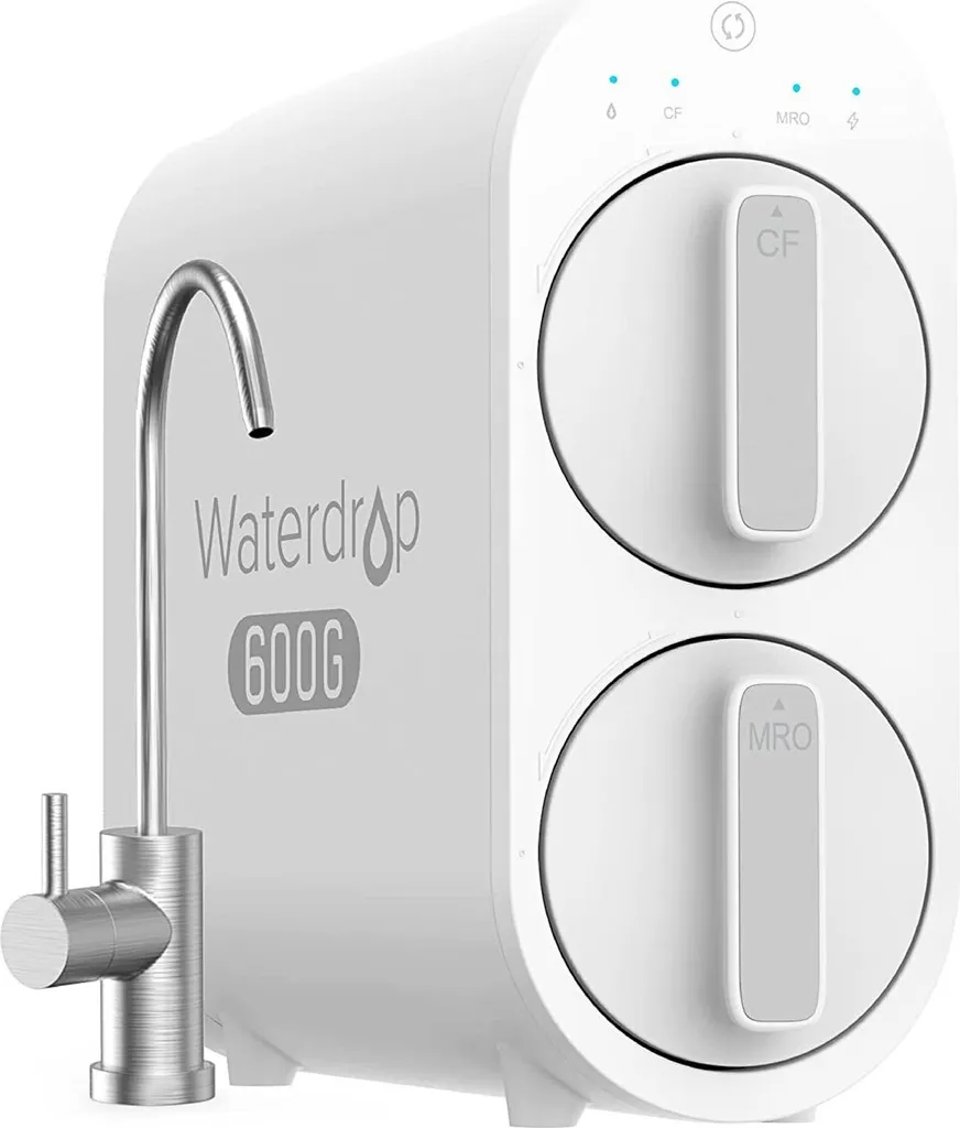 Eau pure cuisine système osmose inverse sous évier filtration calcaire