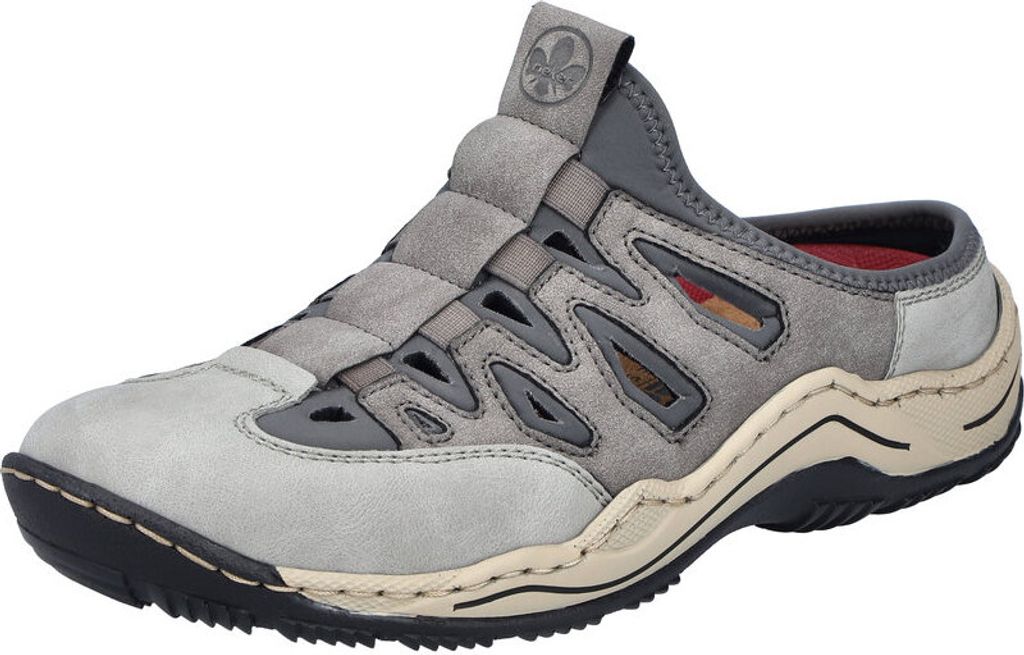 Rieker Clogs - Grey Syntetická koža : 39 : Normálna Obrázok produktu 