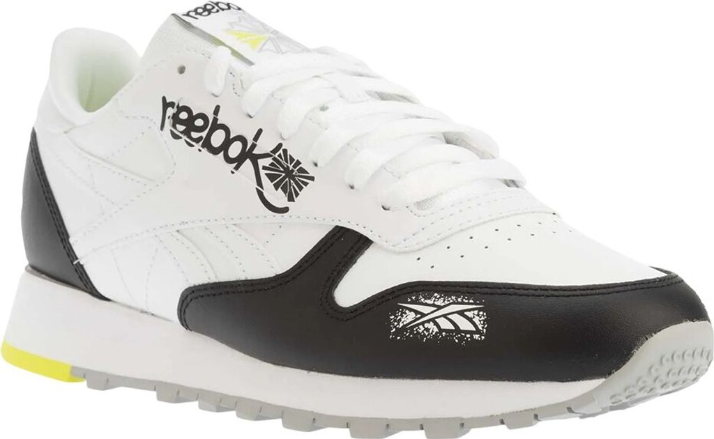 Reebok - Herren Schuhe, Klassisch, Leder GT967 (39,5 EU) (Weiß/Schwarz)