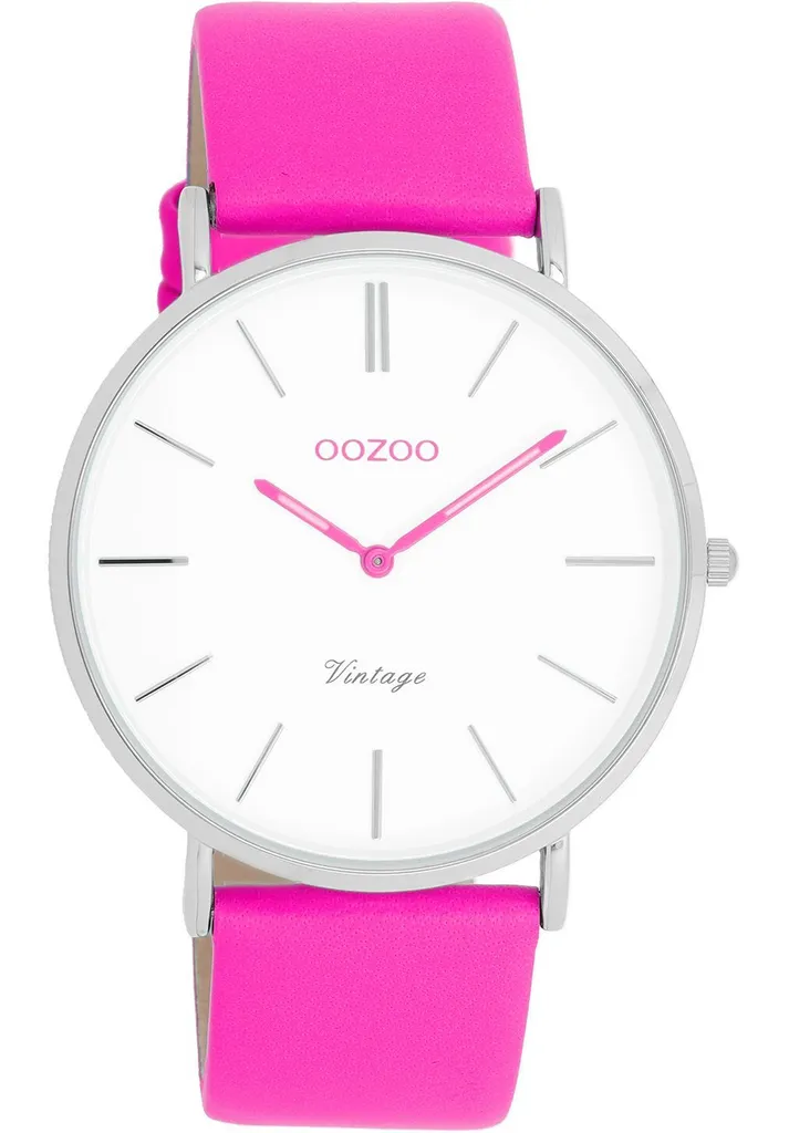 Oozoo Vintage Rosa UOC20314 | Orologio Glamour Pelle e Acciaio