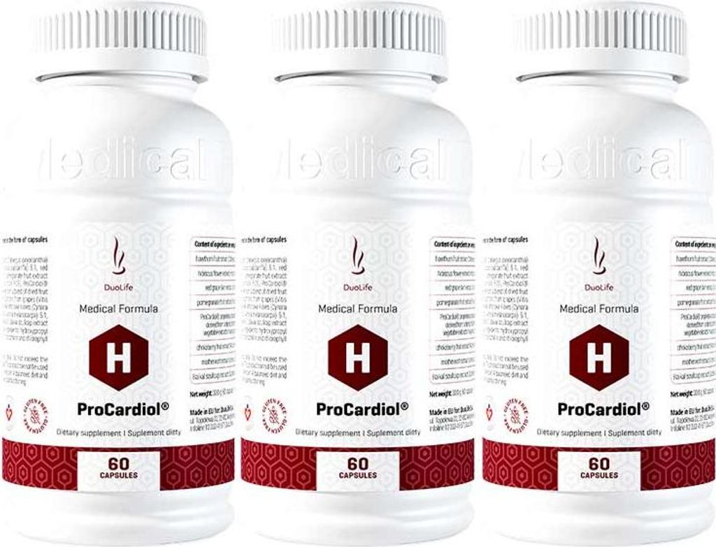 Duolife Medical Formula Procardiol Weißdorn-Kapseln 60 Stück.