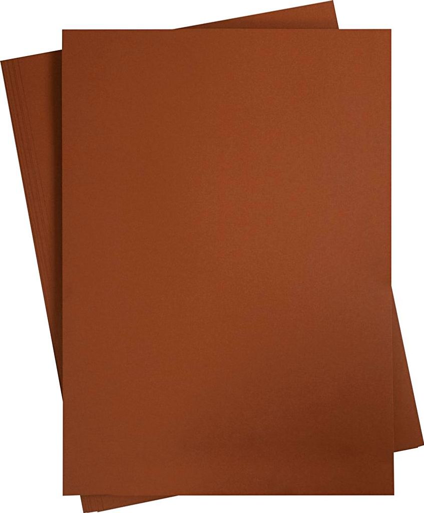 Creativ Company Farbkarton, A2, Blatt 420x594 mm, 180 gr, dunkelbraun, 10 Blatt 1 Karton