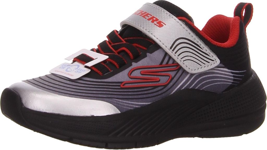 Skechers con chiusura a velcro in nero, taglia 34 Immagine del prodotto 