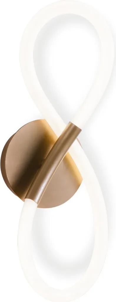 Applique LED BALBO dorée 14W Zuma Line en métal 1400lm pour salon