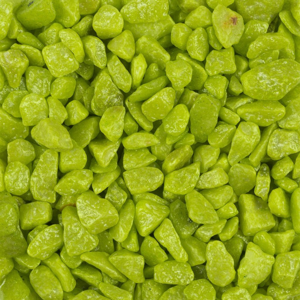 Dekosteine Farbsteine 9-13mm - 1kg Bunte Steine APFELGRÜN