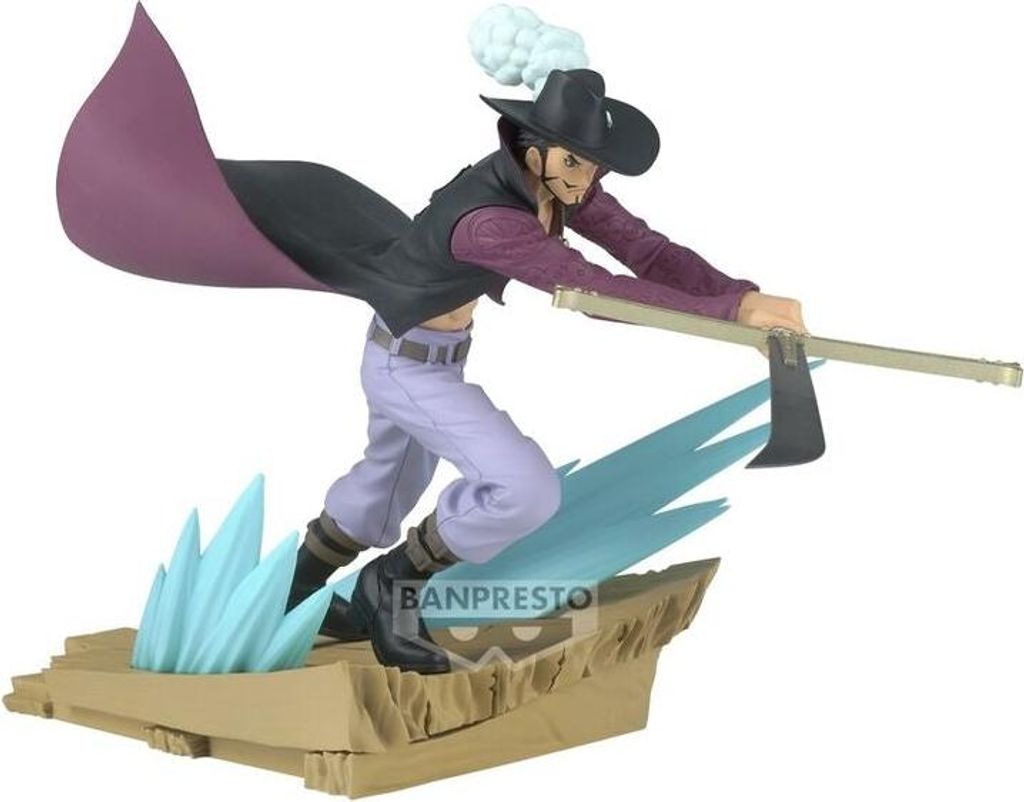 Dracule Mihawk Figur, 12 cm Sammlerstück, One Piece Anime