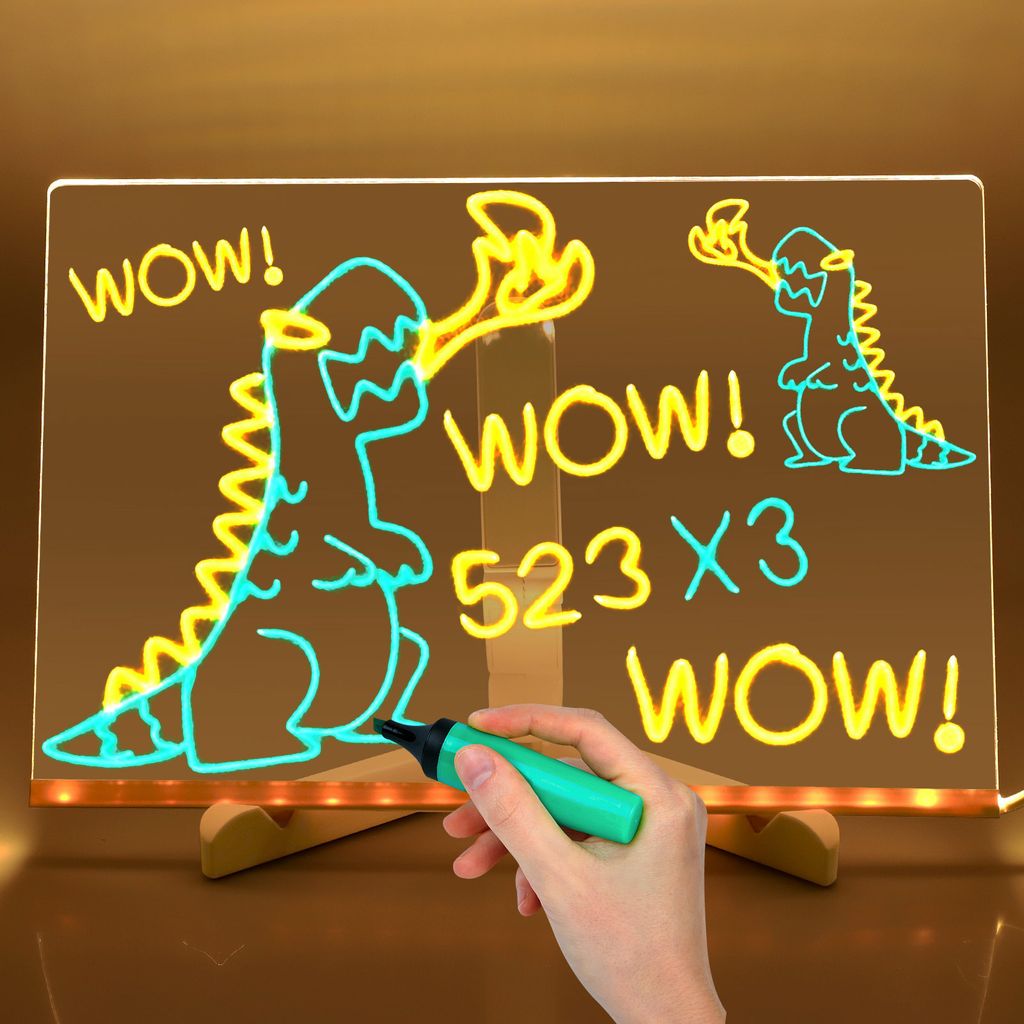 LED Notitiebord met Kleuren met Verstelbare Stand en 7