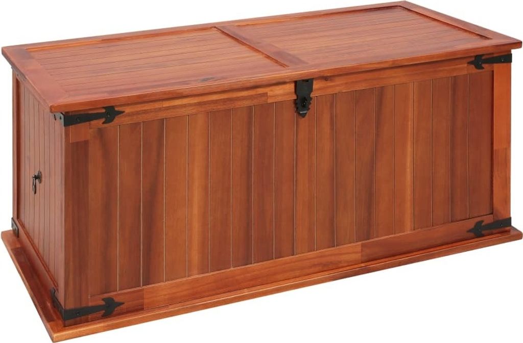 Aufbewahrungstruhe 79x34x32 cm Akazie Massivholz