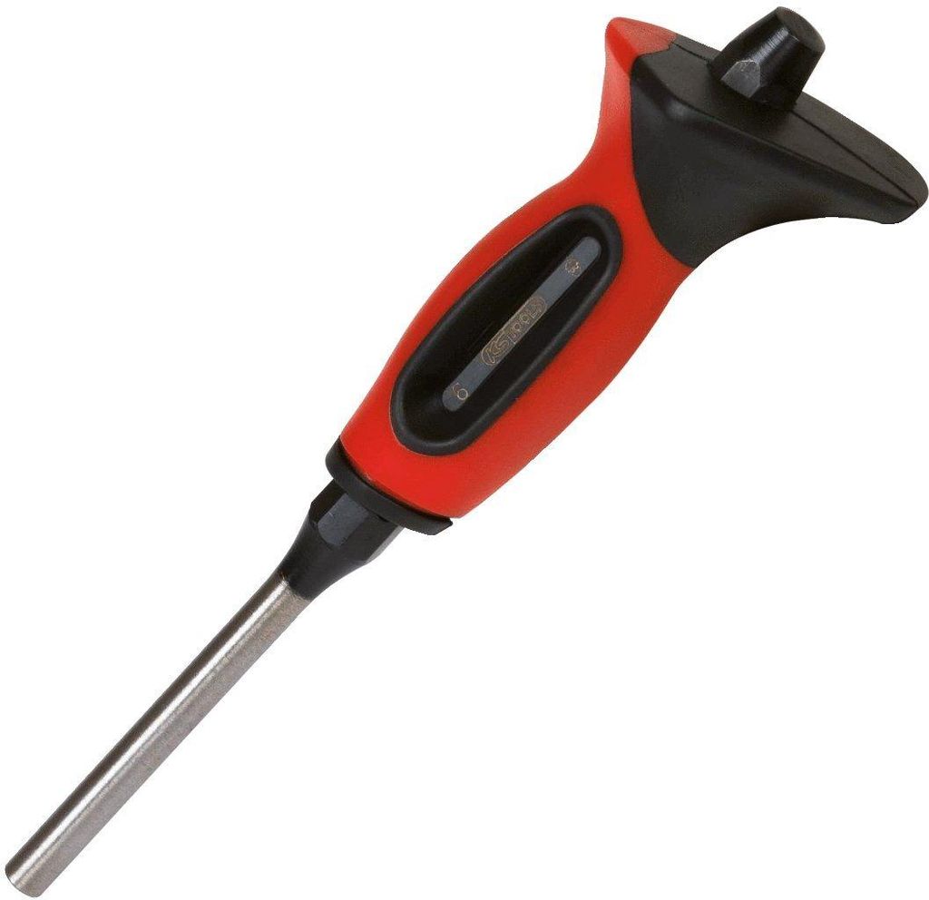 KS Tools 156.0215 Durchtreiber mit Handschutzgriff 6 mm