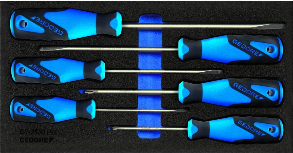 GEDORE 1500 CT1-2150 PH Schraubendreher in Check-Tool-Modul, 2309130