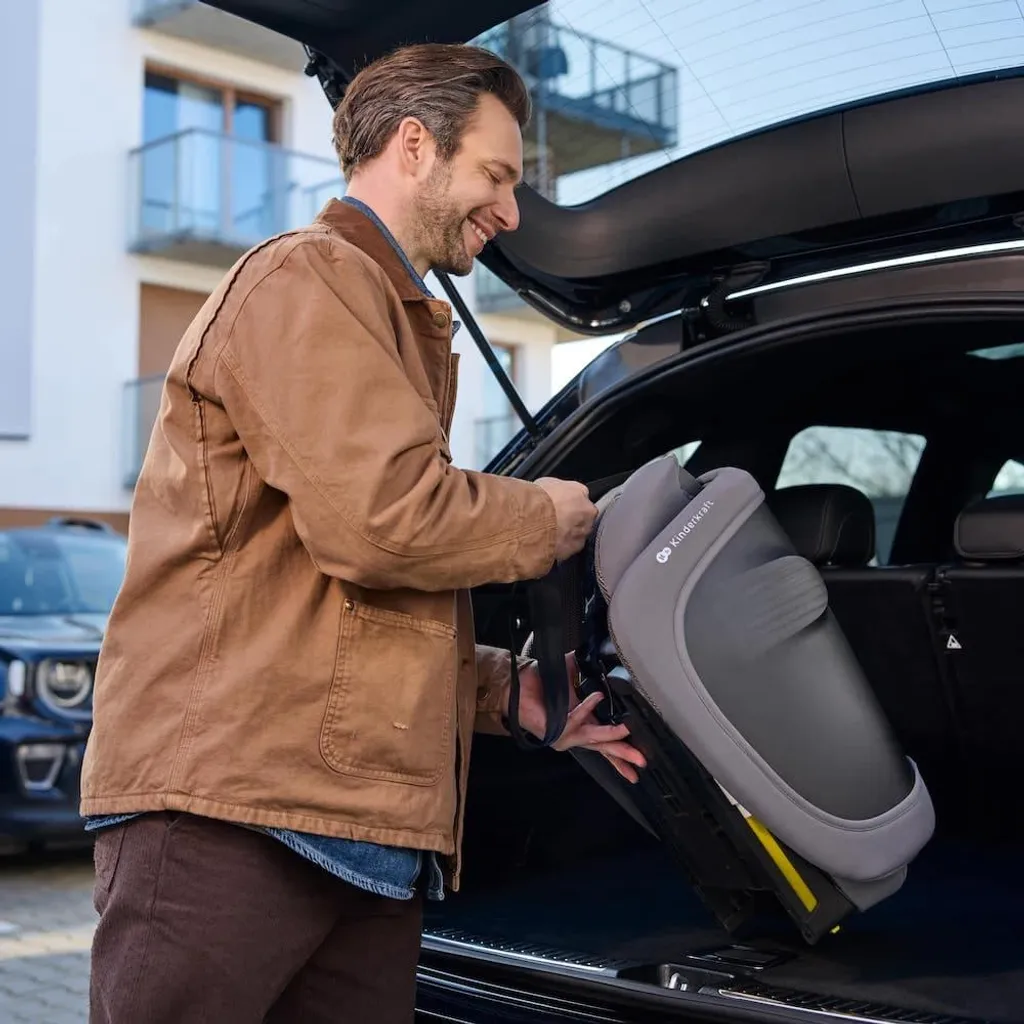 Siège auto sécurisé Kinderkraft Fix2Go i-Size anti-erreur gris - 12