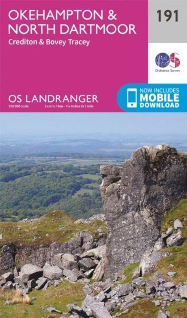 Okehampton & North Dartmoor 1 : 50 000
