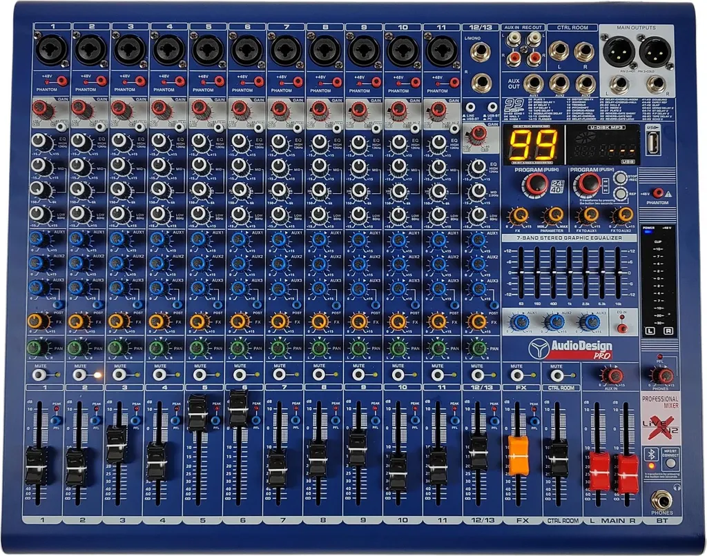AudioDesign LIVE X12 - Enceinte de Sonorisation Active avec DSP Intégré - 2