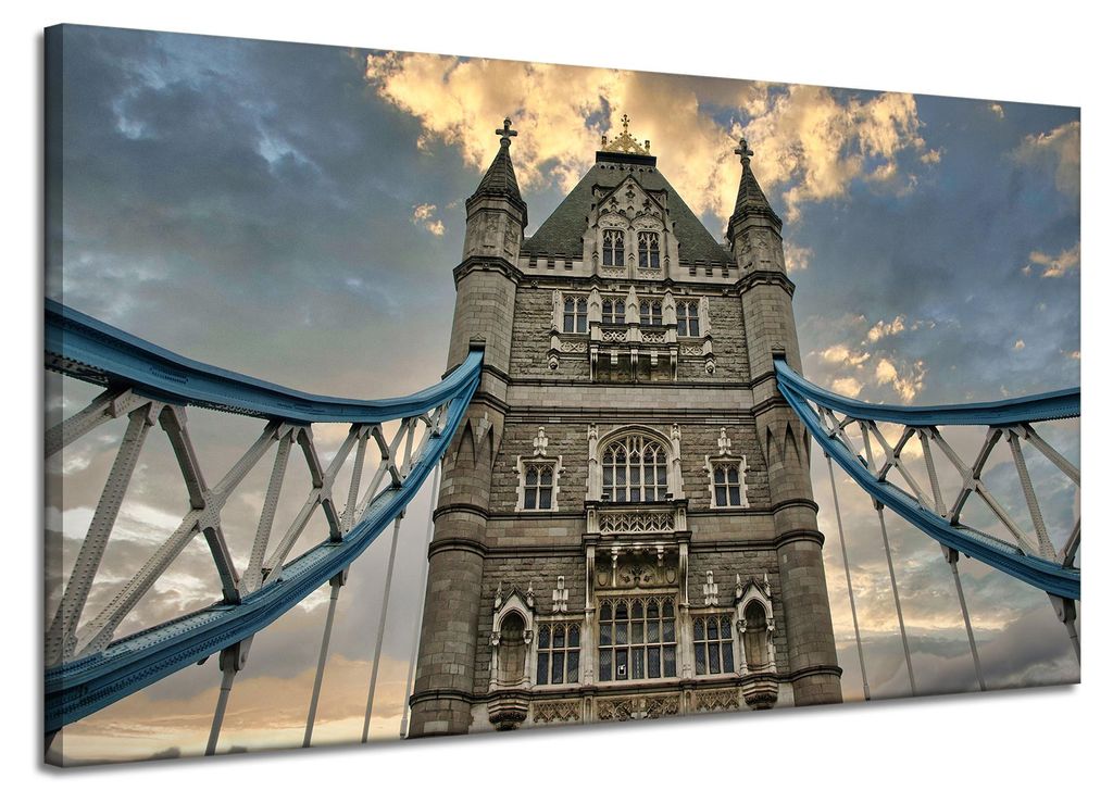 Leinwanddruck Architektur Brücke von England 120x70cm