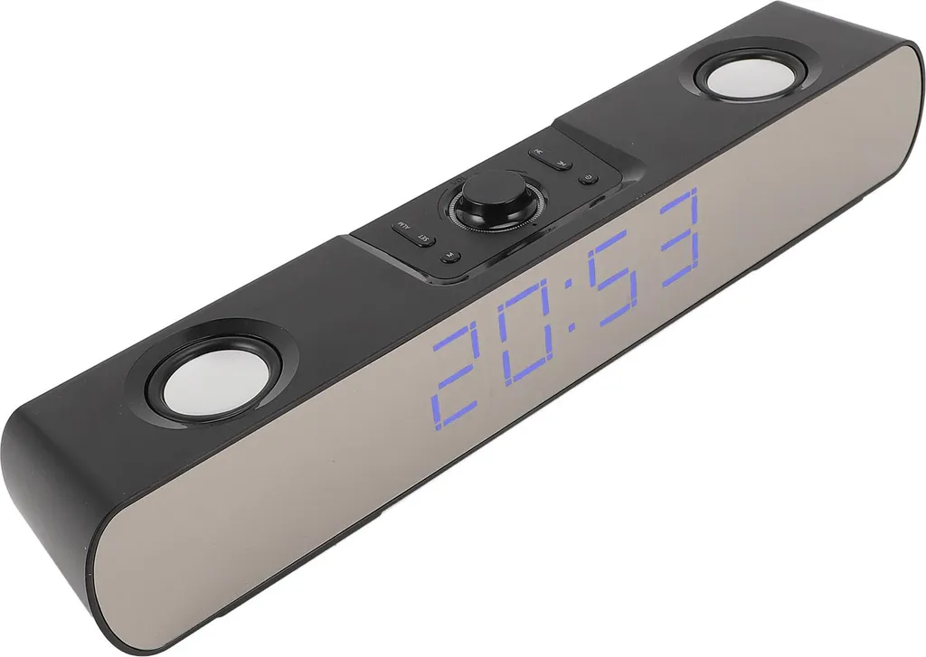 Haut-parleurs d'ordinateur stéréo HiFi et barre de son Bluetooth noire