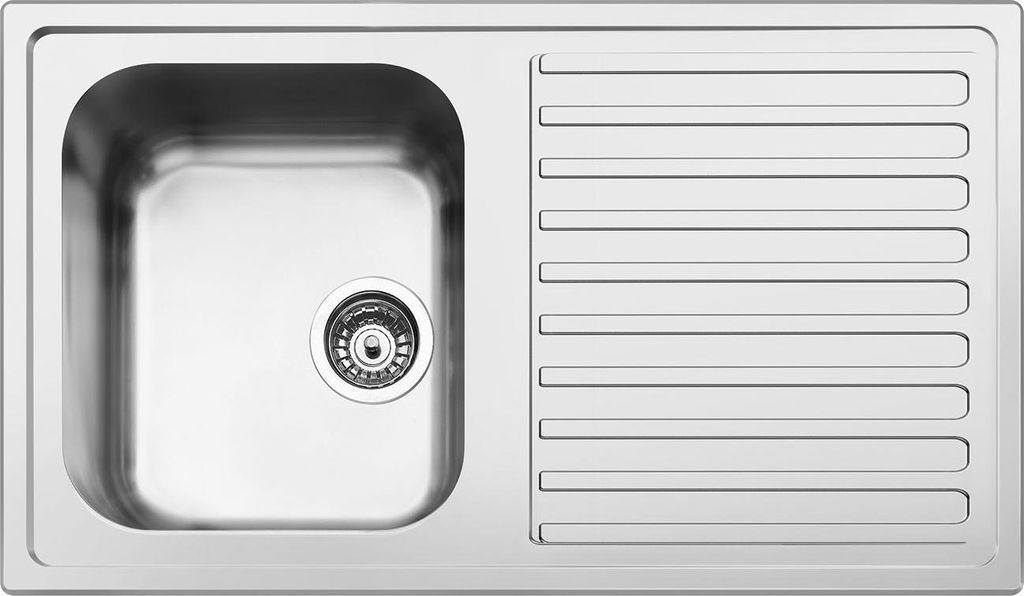 Smeg LLR861-2 Küchenspüle Aufsatzwanne Rechteckig Edelstahl