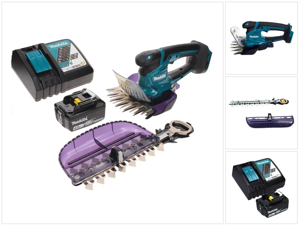 Cisailles à gazon sans fil Makita DUM604 18V pour bordures et arbustes