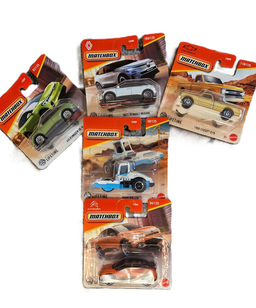 Matchbox  Auto 5x - Spielzeug - Autos - Kinder - Spielen Produktbild 
