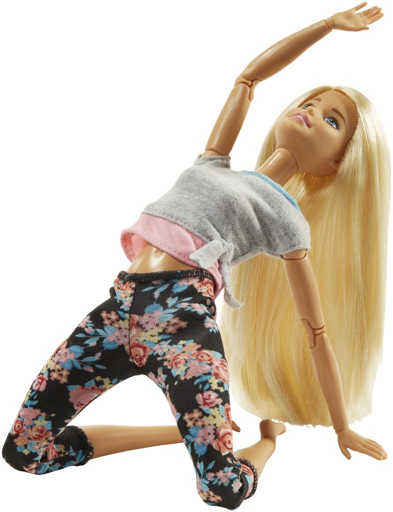 Barbie Bewegliche Puppe FüR Kinder NEU Blond Strawberry Made To Move Puppe 