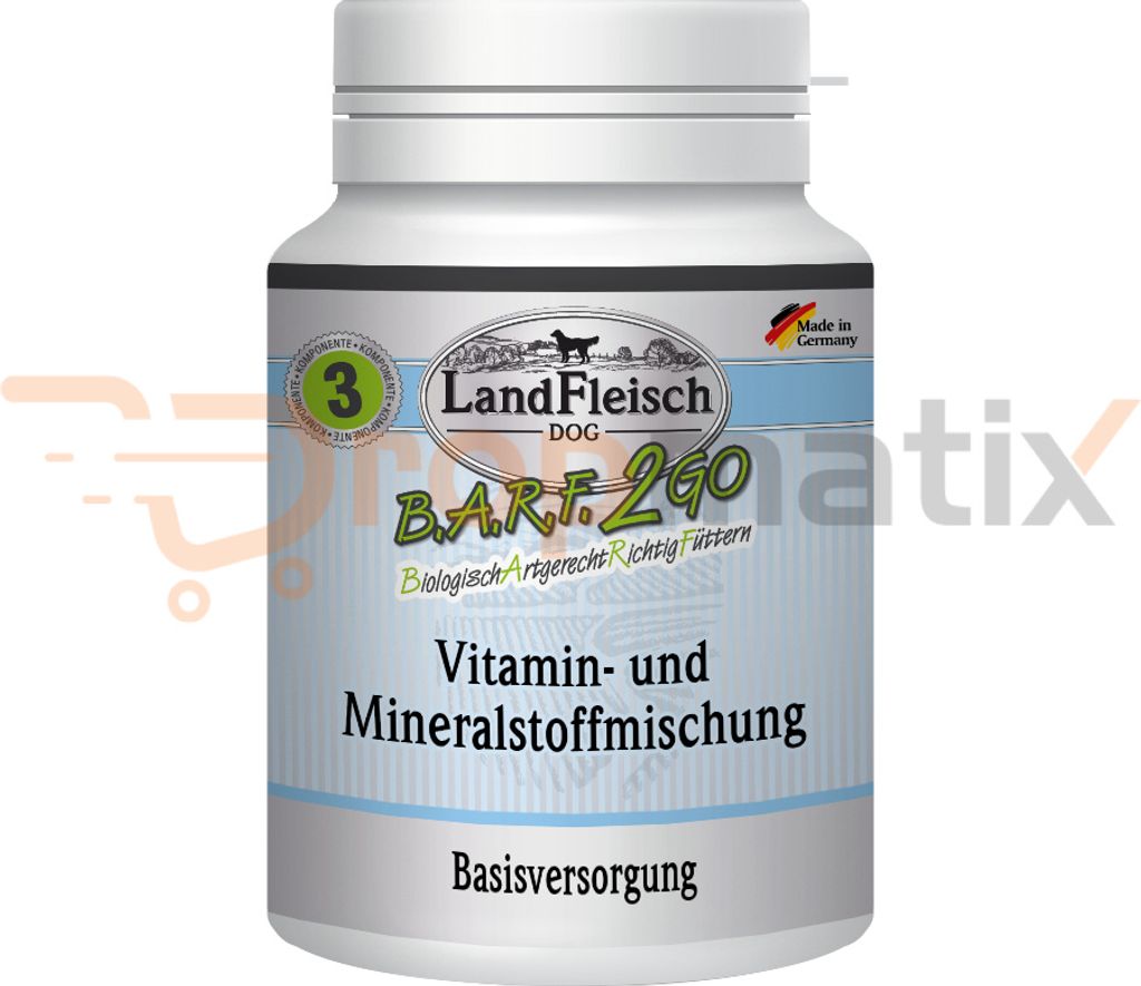 LandFleisch B.A.R.F.2GO Vitamin- und Mineralstoffmischung 100g