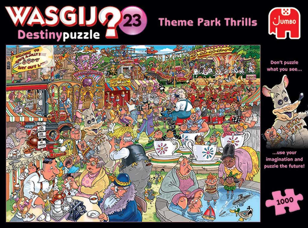 Wasgij Destiny 23 - Theme Park Thrills! - 1000 Teile NEU, Produktbild 