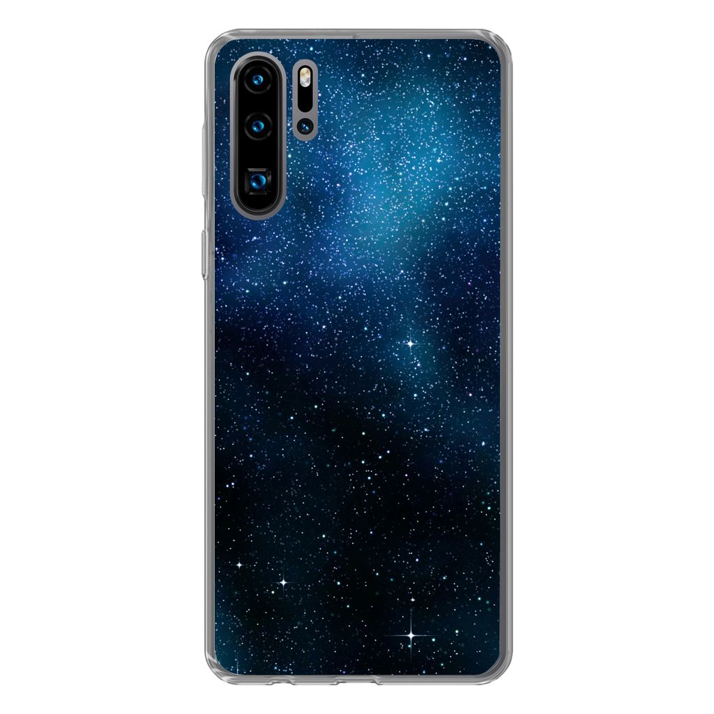 MuchoWow Handyhülle Schutzhülle Hülle für Huawei P30 Pro Galaxie - Nacht - Galaxie - Jungen - Mädchen - Kinder Silikon Softcase Handy Hülle...