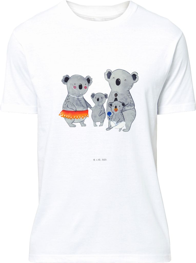 Mr. & Mrs. Panda T-Shirt Koala Familie - Weiß - Geschenk, Family, Muttertag, Baumwoll, Mama, Kinder, Tshirt, Koalas, oberteil, S, Shirt