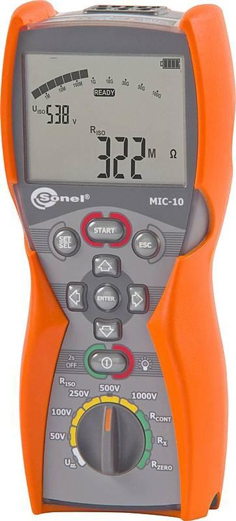 Sonel Mic 10 Isolationsmessgerät Kalibriert Nach Iso Kapazitätsmessung
