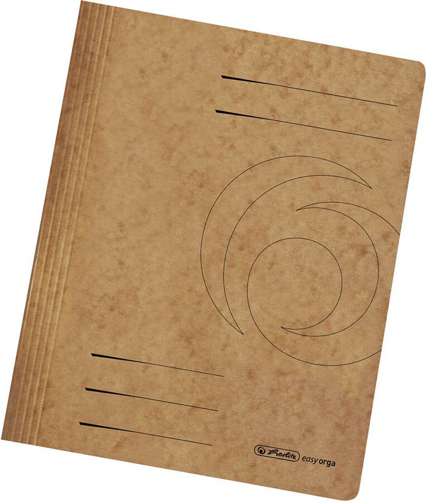 herlitz 10902955 Schnellhefter Quality Karton braun DIN A4 Zdjęcie produktu 