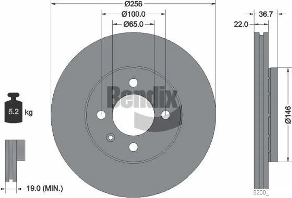Disque de frein BENDIX BDS2005 : fini les vibrations au freinage sur UP