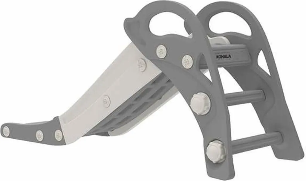 Scivolo Koala Delfino 125x43x54,2 cm | Gioco Sicuro per Bambini Grigio