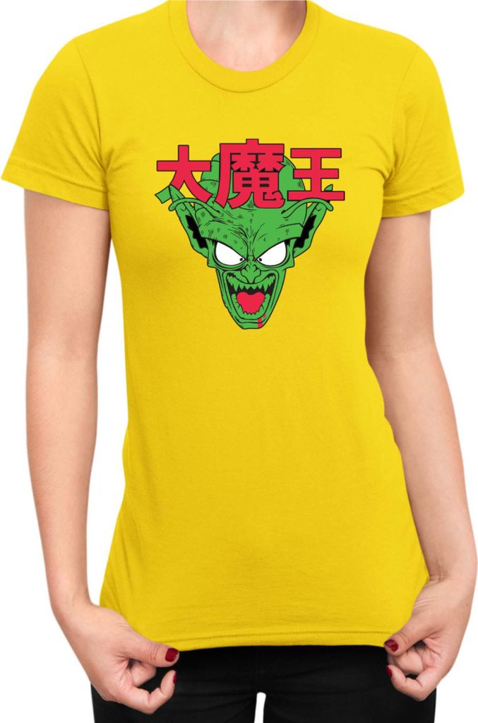 Damen T-Shirt Manga Japan Anime Comics Animation Dbz 022, Lady L / Gelb