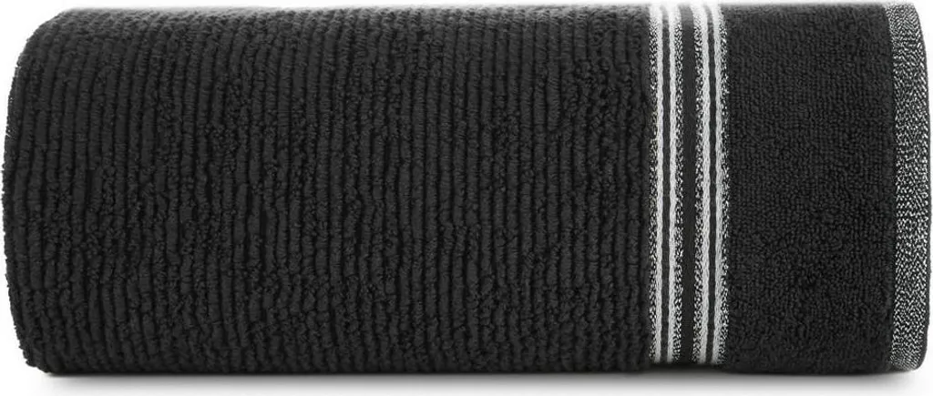 Asciugamano Nero 50x90 Filon 11 Eurofirany Spugna Luxury 530g