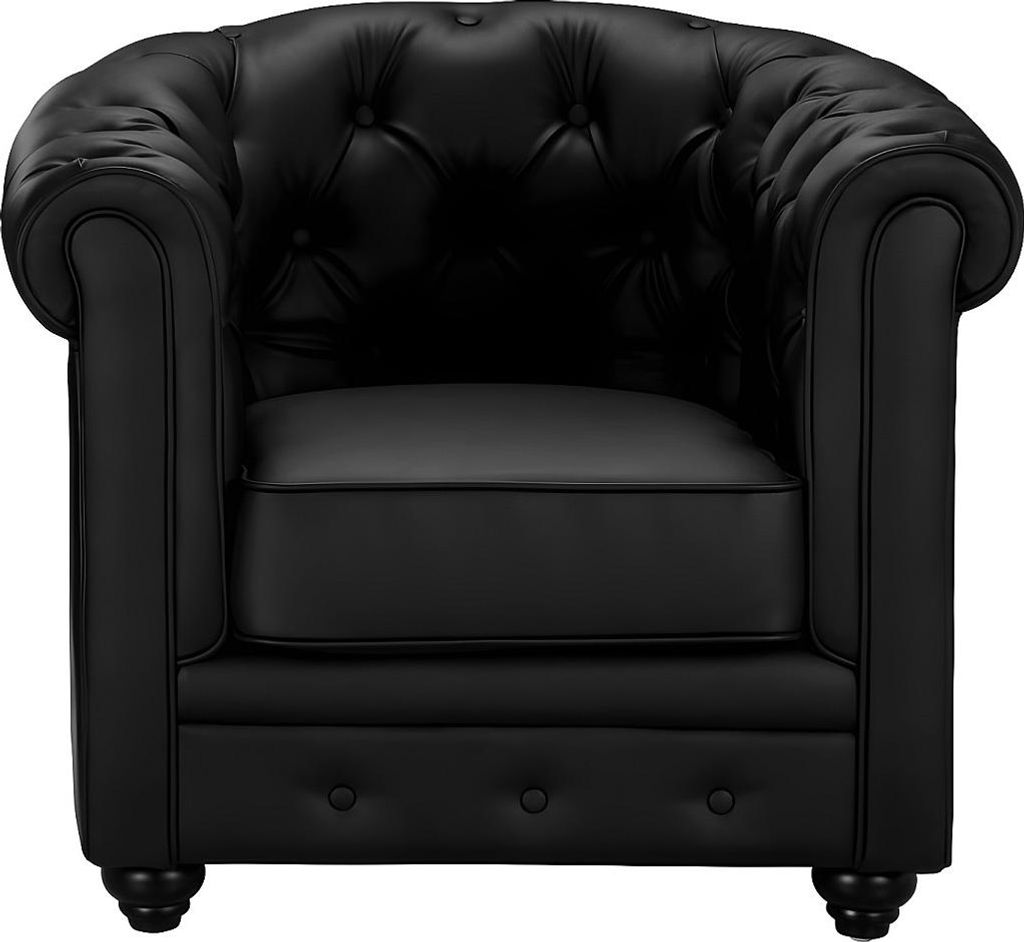 CHESTERFIELD Sessel aus  - Schwarz Produktbild 