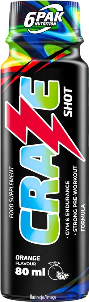 6PAK Nutrition | Craze Shot Orange Image du produit 