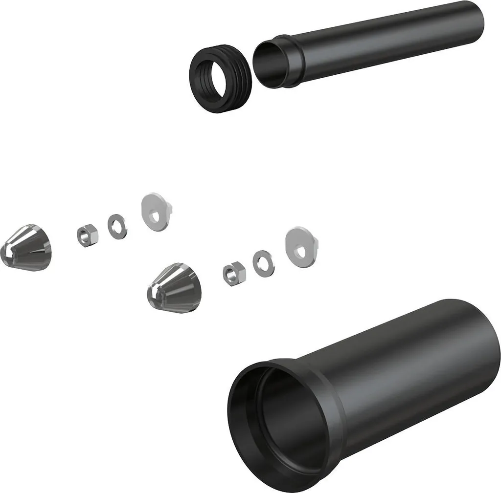 Alcadrain WC Accessori DN110 300mm PE - Set Installazione Rapida