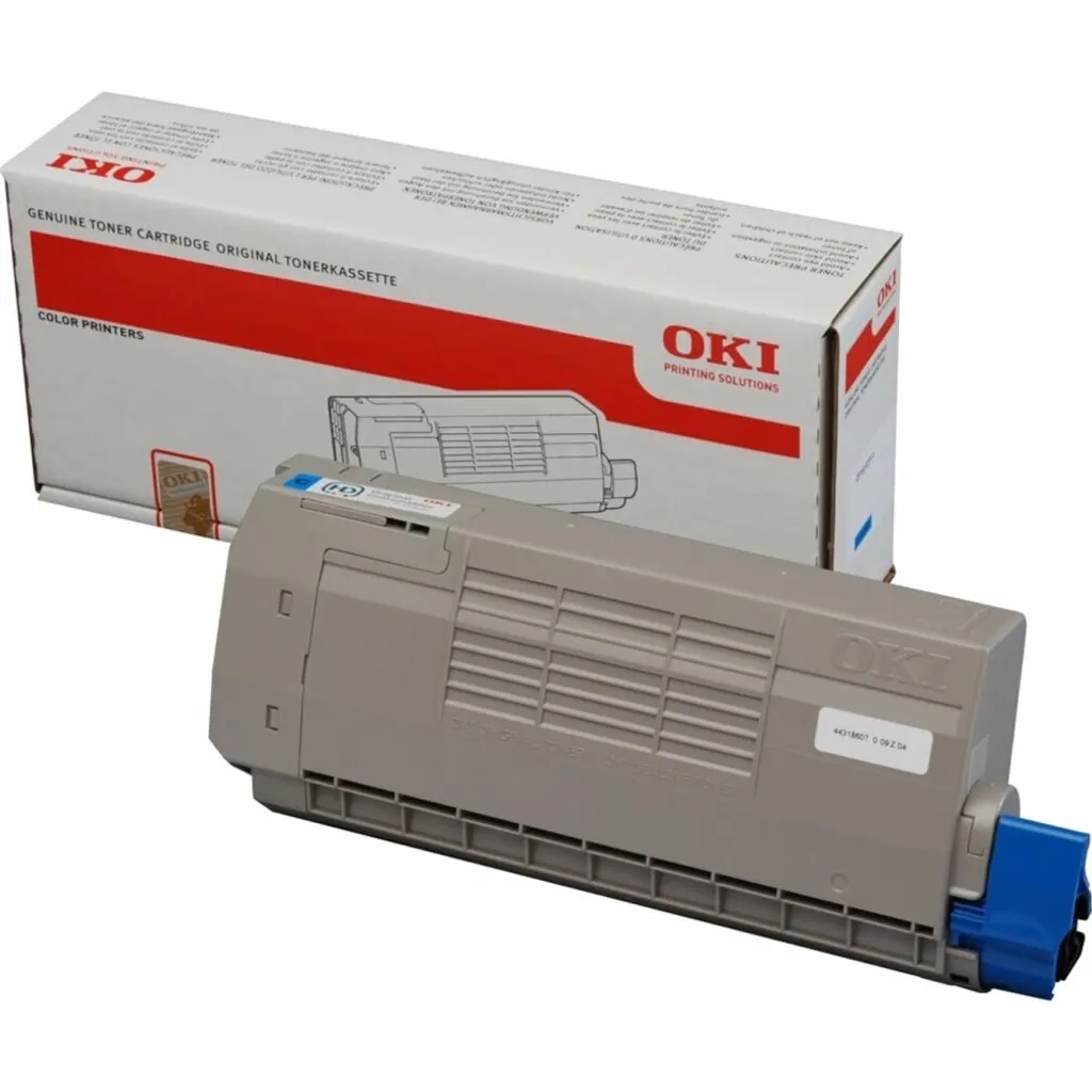 Toner Originale OKI 44318607 Ciano Alta Resa 11.5K Pagine