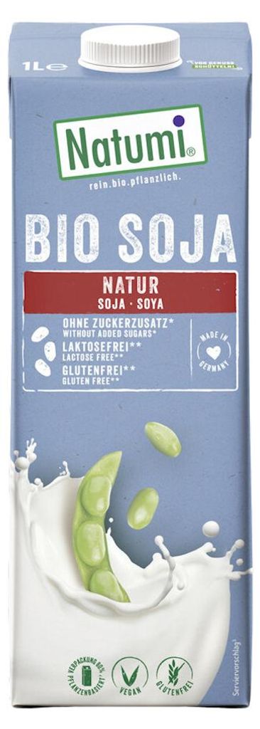 NAPÓJ SOJOWY BEZ DODATKU CUKRÓW BEZGLUTENOWY BIO 1 L - NATUMI