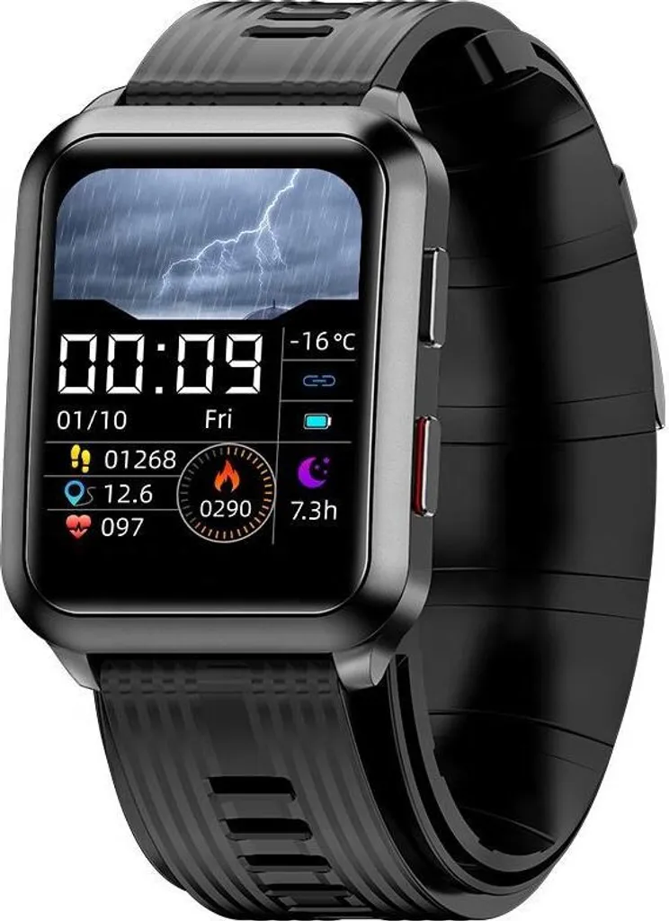 INF Smartwatch Nero: Misura Pressione e Ossigeno Sangue - Smart