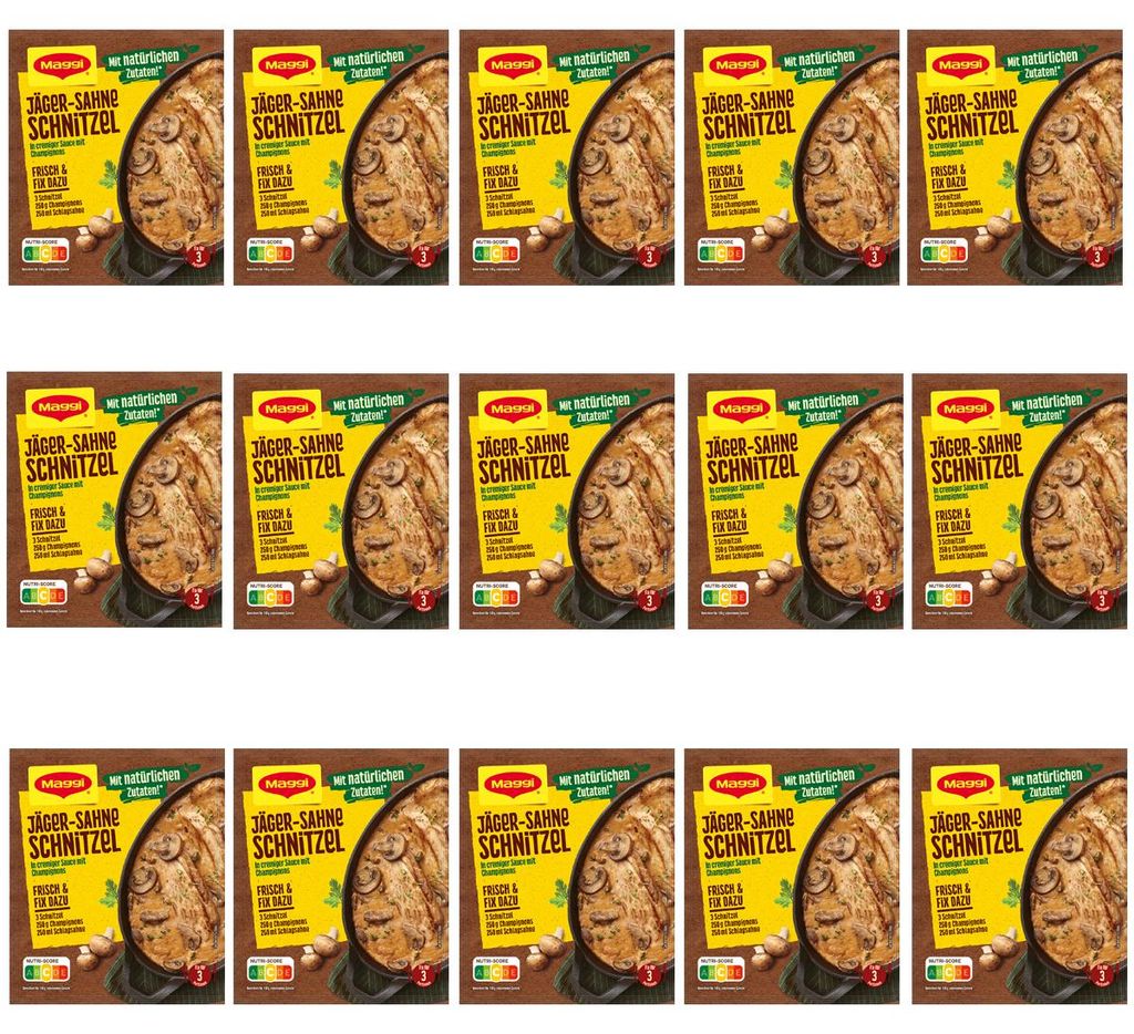 Maggi Fix pour Escalopes de Chasseur à la crème en sauce Image du produit 