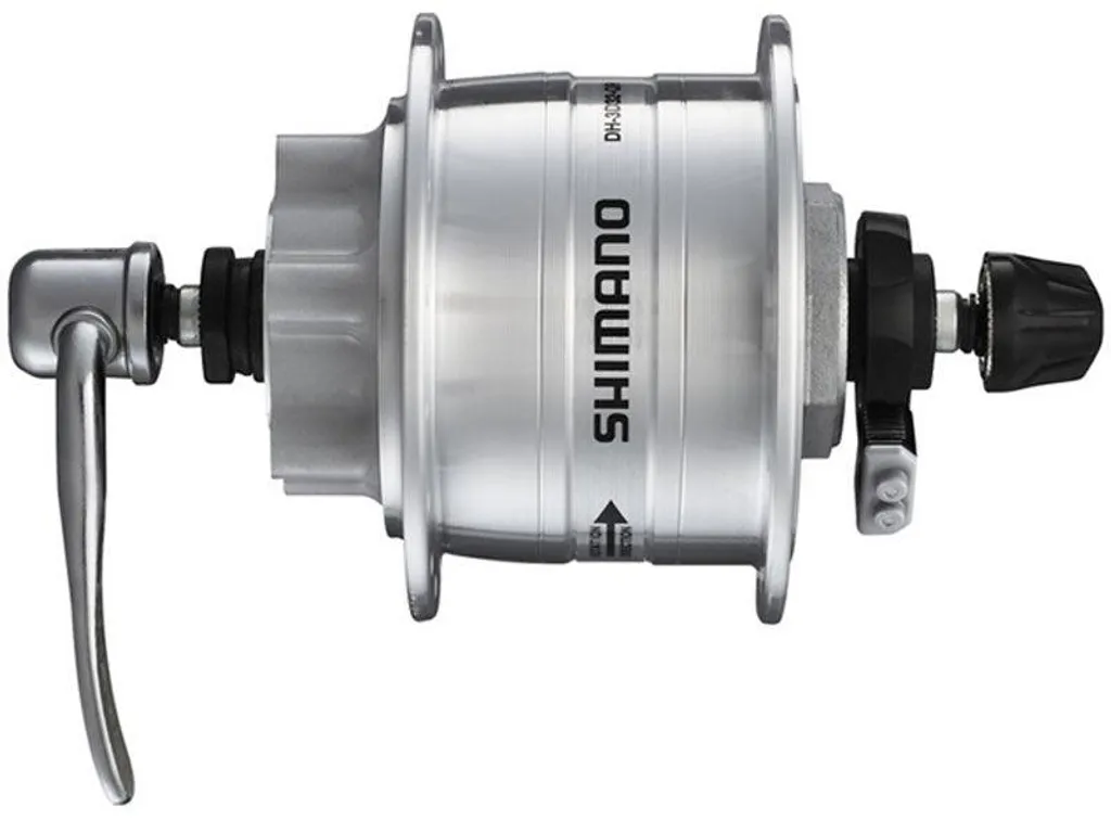 Moyeu Dynamo Shimano DH-3D32 Argent pour Éclairage de Vélo Permanent - 2