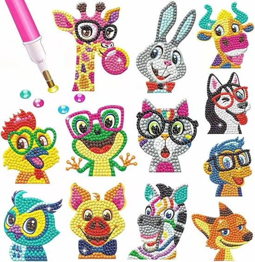 Activité Manuelle Enfant - Kit de Peinture Diamant pour la Patience