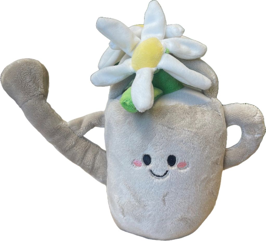 Take me home plant pluche gieter Grijs 20 cm 660673