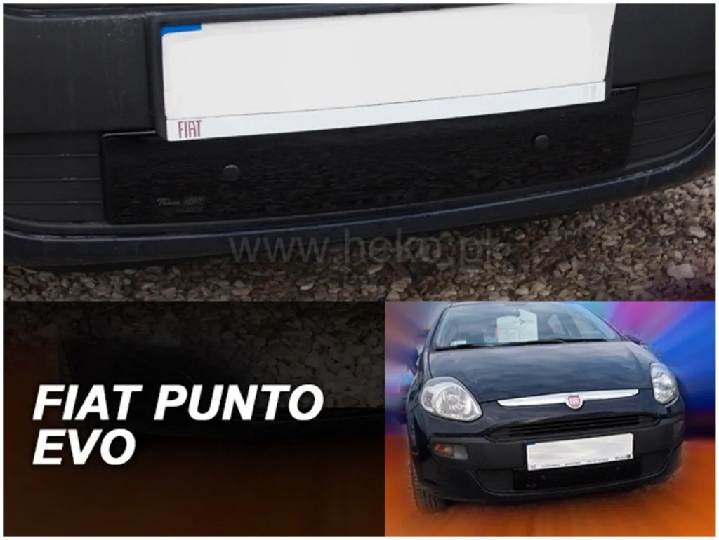 Protection hivernale pour grille de calandre basse Fiat Punto Evo 09-12