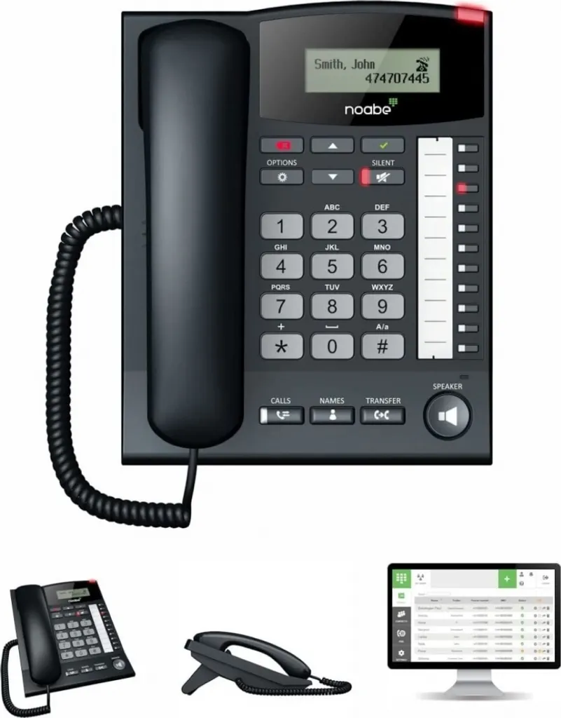 Jablocom GDP-09 Essence : Téléphone Bureau sans Ligne Fixe avec SIM