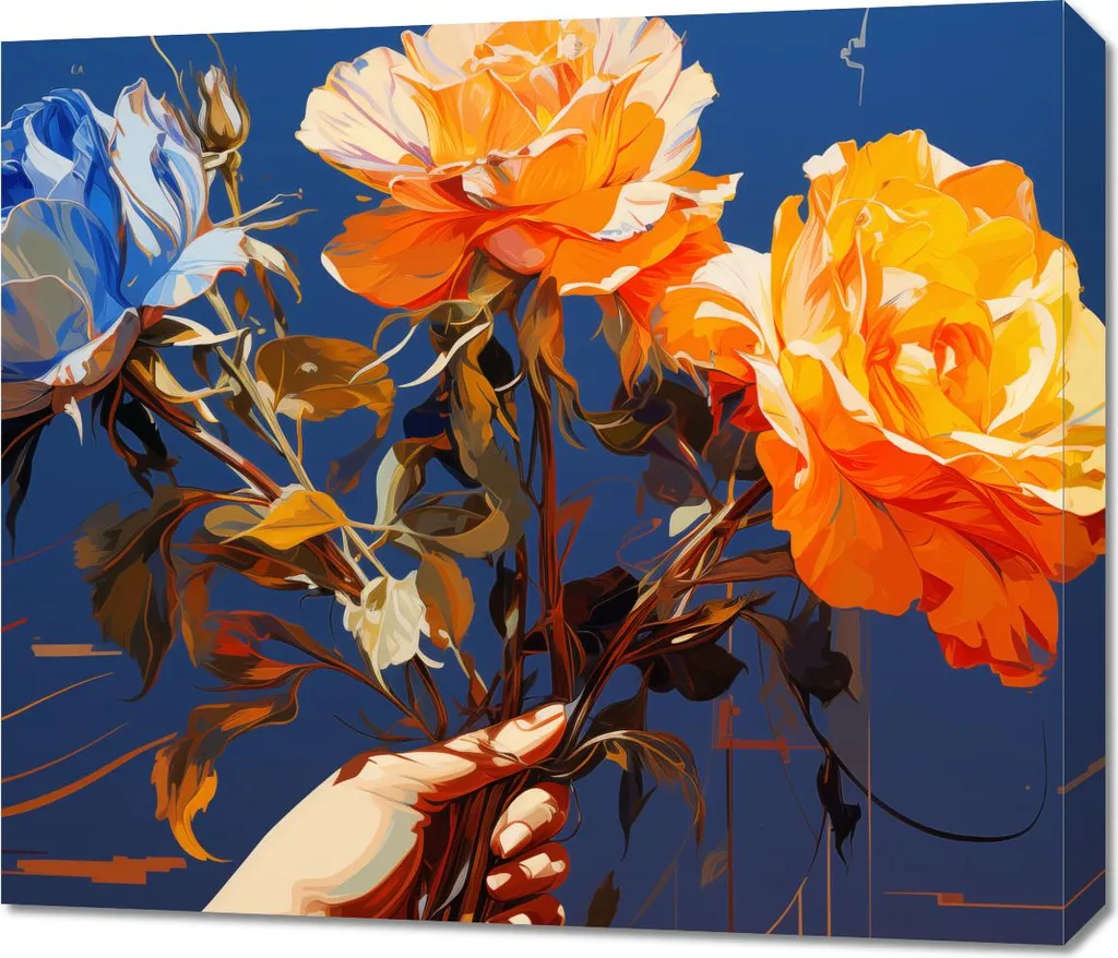 Image 70 x 60 cm Poignée Vivante - Décoration Murale Premium Design