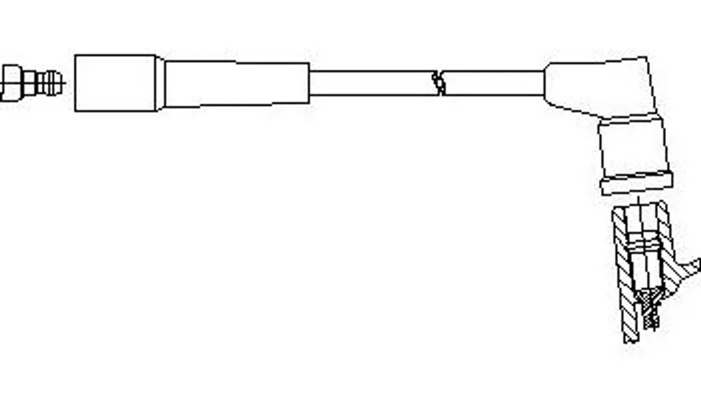 Cavo Accensione BREMI 311/50 per Felicia e Favorit | Ricambio OE 22452KA002