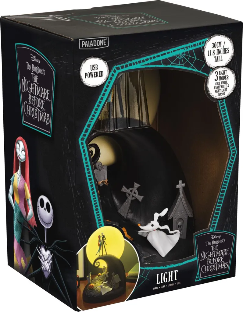 Lampe Jack & Sally Diorama Effet 3D - Éclairage LED de Collection